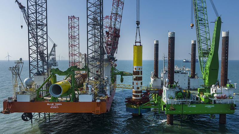 Гибкое и интегрированное решение DEME OFFSHORE обеспечивает устойчивый прогресс на морской ветроэлектростанции Каскаси картинка